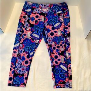CVG Blue and Pink Skulls Large.